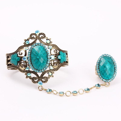 40% OFF on KhoobSurati Metal, Stone Ring Bracelet 40% OFF on KhoobSurati Metal, Stone Ring Bracelet