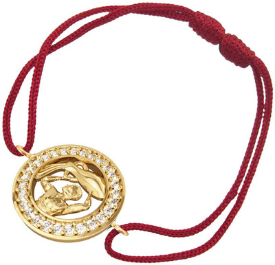 Jewelslane Gold, Silver, Copper, Fabric 14 Bracelet