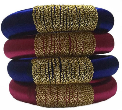 61% OFF on Kuhuk Thread Accessories Plastic Bangle Set Pack of 4