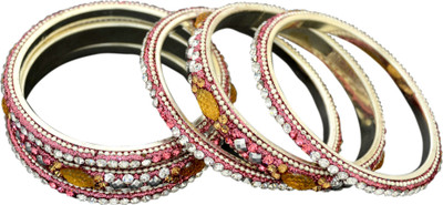 18% OFF on DFR Ethnic Diva Alloy Bangle Set Pack of 6