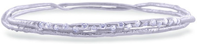 28% OFF on Image Inc BRACELET22 Silver Sterling Silver Plated Bangle