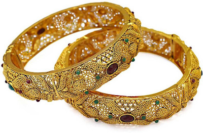 Jewelfin Pretty Girl Alloy Rhodium Plated Bracelet Set Pack of 2