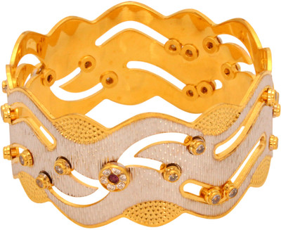 70% OFF on Vendee Fashion Dancing Cz Brass Bangle