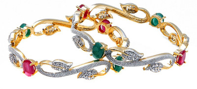 39% OFF on Joyas Stylish Look Brass Bangle Set Pack of 2 39% OFF on Joyas Stylish Look Brass Bangle Set Pack of 2