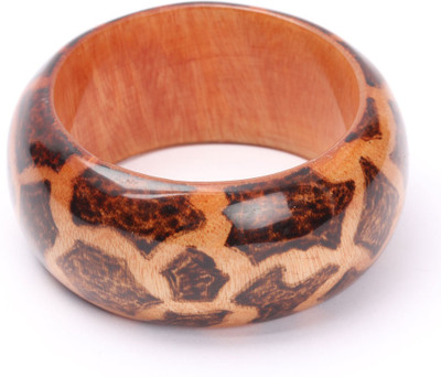 30% OFF on KhoobSurati Uneven-shaped Block Wood Bangle