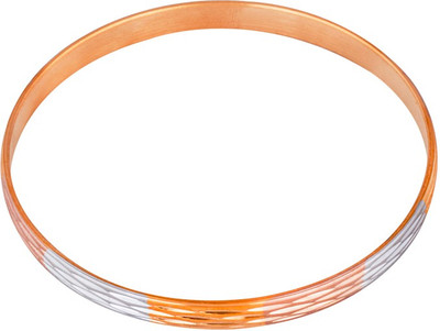 78% OFF on Sparkling Drop Princess Contemporary Fashion Delight Steel Rhodium Plated Bangle