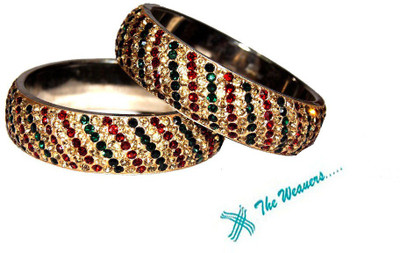 77% OFF on The Weavers Fashionable Brass Brass Plated Bangle Set Pack of 2 77% OFF on The Weavers Fashionable Brass Brass Plated Bangle Set Pack of 2