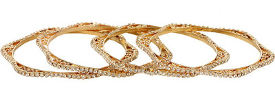 28% OFF on Coash Stylish Charm Alloy Bangle Set Pack of 4