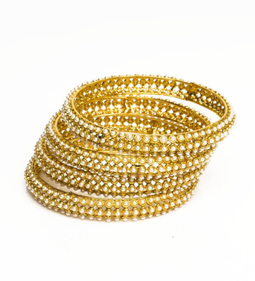 28% OFF on Joyas Bangle Set Brass Bangle Pack of 4 28% OFF on Joyas Bangle Set Brass Bangle Pack of 4