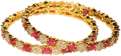 55% OFF on Affinity Alloy Bangle Set Pack of 2