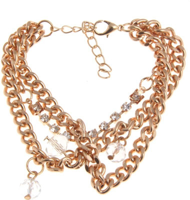 50% OFF on Jewelizer Multistrand Gold Tone Chain Alloy Bracelet 50% OFF on Jewelizer Multistrand Gold Tone Chain Alloy Bracelet