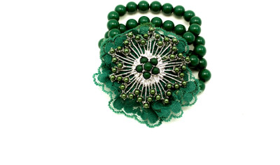 55% OFF on La Parisienne Flower Paradise Alloy Bracelet