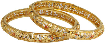 30% OFF on Karigari Fashion jewels Simply Stylish Alloy Bangle Set Pack of 2