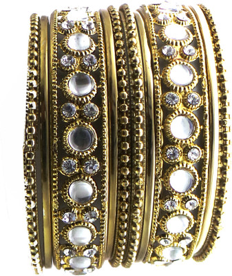 42% OFF on Modish Look Fashion Ethnic Brass Bangle Set Pack of 10 42% OFF on Modish Look Fashion Ethnic Brass Bangle Set Pack of 10
