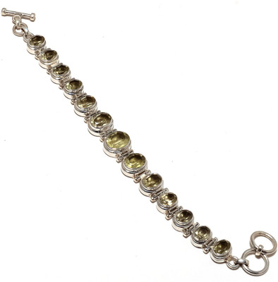 33% OFF on Nikhil Silver Arts Silver Topaz Sterling Silver Plated Bracelet