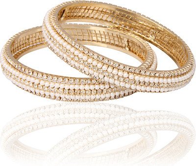 35% OFF on Rein Lifestyles Brass Bangle Pack of 2