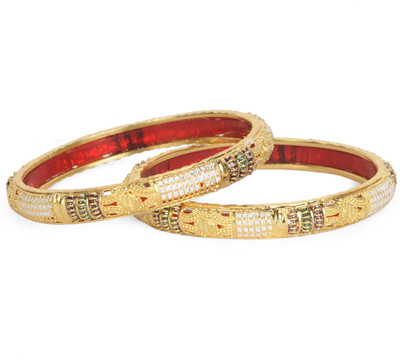 70% OFF on Ethnic Jewels Alloy Bangle Set Pack of 2 70% OFF on Ethnic Jewels Alloy Bangle Set Pack of 2