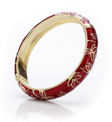 27% OFF on GJD Floral Design Alloy Copper Plated Bangle 27% OFF on GJD Floral Design Alloy Copper Plated Bangle