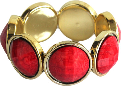 50% OFF on Veinice Br291 Red Stone Alloy Bracelet