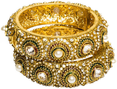 33% OFF on Joyas trendy look Copper Bangle Set Pack of 2