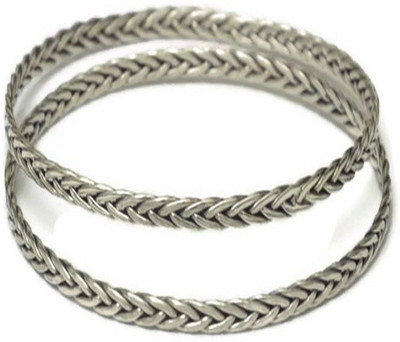 Jisha Sterling Silver Bangle Set Pack of 2 Jisha Sterling Silver Bangle Set Pack of 2