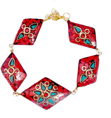 53% OFF on Imli Street Antique Look Brass Bracelet