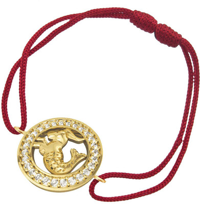 Jewelslane Gold, Silver, Copper, Fabric 14 Bracelet