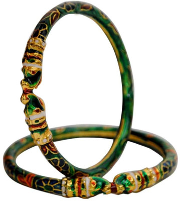 63% OFF on Jwells & More Alloy Bangle Set Pack of 2