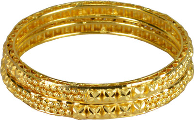 23% OFF on Pearl Paradise Wedding special Alloy Yellow Gold Plated Bangle Set Pack of 2 23% OFF on Pearl Paradise Wedding special Alloy Yellow Gold Plated Bangle Set Pack of 2