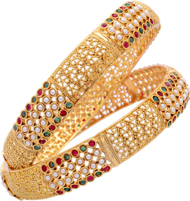 25% OFF on Pearls Cart Antique Alloy Bangle Set Pack of 2 25% OFF on Pearls Cart Antique Alloy Bangle Set Pack of 2