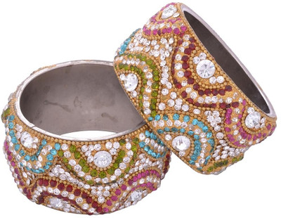20% OFF on Aakshi Metal, Alloy Bangle Set Pack of 2