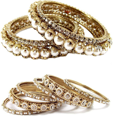 50% OFF on Aria C22 Alloy Bangle Set Pack of 8