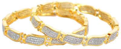 55% OFF on Affinity Jewellers Beautiful Alloy 18K Yellow Gold Plated Bangle Pack of 2 55% OFF on Affinity Jewellers Beautiful Alloy 18K Yellow Gold Plated Bangle Pack of 2