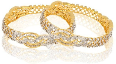 55% OFF on Moksh Jewels Alloy Bangle Set Pack of 2
