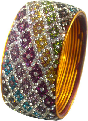 69% OFF on Abqa Hydrabadi Bangle Womens Delight Lac Zircon Bangle