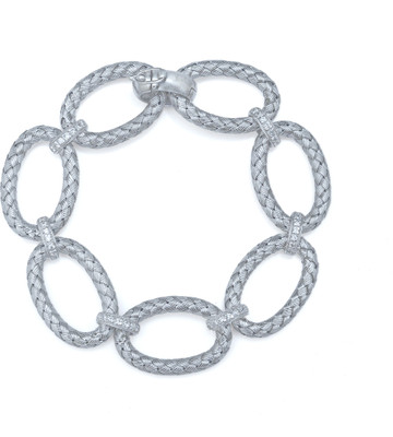 32% OFF on Silver Zing Silver Zircon? Sterling Silver Plated Bracelet