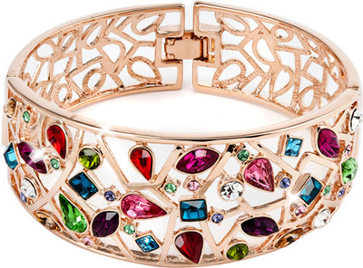 24% OFF on GemLN Alloy 18K Rose Gold Plated Bracelet 24% OFF on GemLN Alloy 18K Rose Gold Plated Bracelet