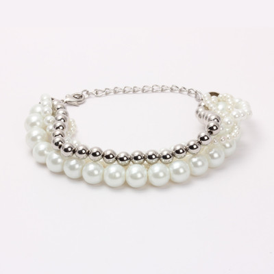 30% OFF on KhoobSurati Glorious Pearl String Metal Bracelet