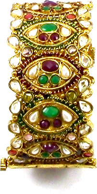 15% OFF on Pearl Paradise Copper Emeral, Ruby, Pearl, Crystal Yellow Gold Plated Bracelet 15% OFF on Pearl Paradise Copper Emeral, Ruby, Pearl, Crystal Yellow Gold Plated Bracelet