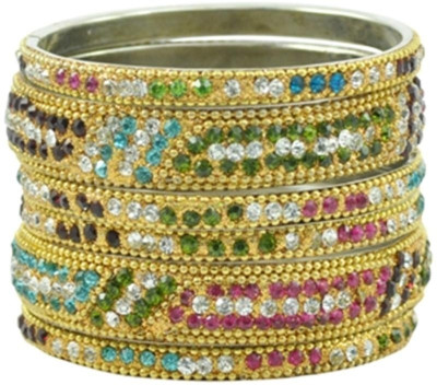 20% OFF on Aakshi Piya Ka Ghar Pyara Lage Metal, Alloy Bangle Set Pack of 6