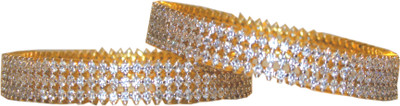 9% OFF on Bejeweled Copper Copper Plated Bangle Set Pack of 2 9% OFF on Bejeweled Copper Copper Plated Bangle Set Pack of 2