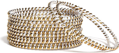 20% OFF on Bindhani Bridal Brass Yellow Gold Plated Bangle Set Pack of 12