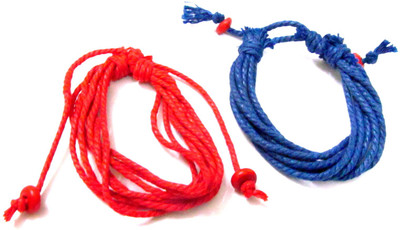 58% OFF on Pllanet Gold Street Smart Fabric Bracelet Set Pack of 2