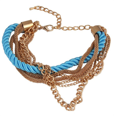 50% OFF on Jewelizer Multistrand Chain and Rope Alloy Bracelet 50% OFF on Jewelizer Multistrand Chain and Rope Alloy Bracelet