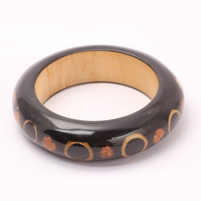 30% OFF on KhoobSurati Vivacious Colored Chic Wood Bangle