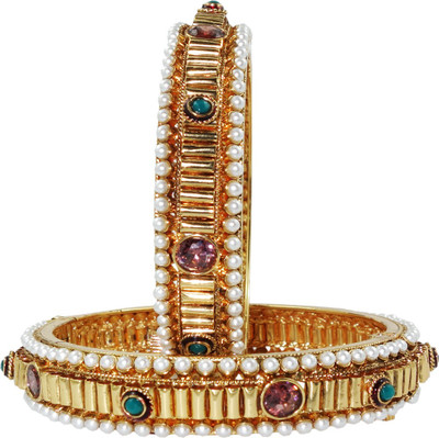 37% OFF on Anjan Good-Looking Traditional Golden Alloy Bangle Set Pack of 2 37% OFF on Anjan Good-Looking Traditional Golden Alloy Bangle Set Pack of 2