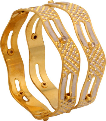 60% OFF on Vendee Fashion New Arrival Brass Bangle Set Pack of 2