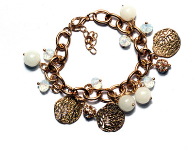 58% OFF on Sparkling Trinkets White Alloy Bracelet