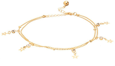 51% OFF on Voylla Artifictial Beaded Plain Alloy Cubic Zirconia 18K Yellow Gold Plated Bracelet 51% OFF on Voylla Artifictial Beaded Plain Alloy Cubic Zirconia 18K Yellow Gold Plated Bracelet