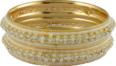 71% OFF on R18Jewels-Fashion&U EXquisite Princess Metal Crystal Bangle Set Pack of 2